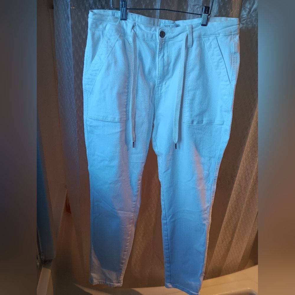 Judy Blue Womens White Pants Size 15/32 Preowned
